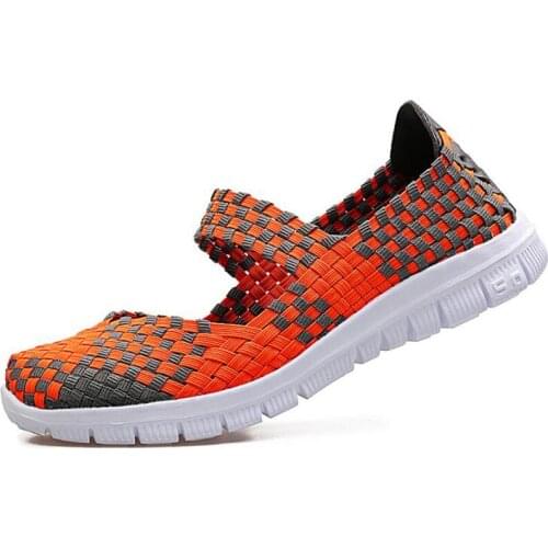 Women Sandals 2020 New Female Shoes Woman Summer Wedge Comfortable Sandals Ladies Slip-on Flat Sandals Women Sandalias