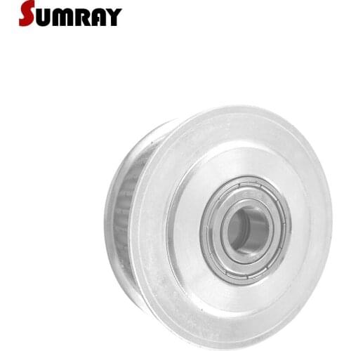 SUMRAY Idler Pulley 3M 35T Toothed Pulley Wheel with teeth Bore 5/6/8/10/12/15mm Width 11/16mm Idler Timing Pulley