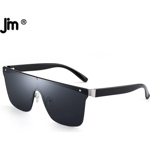 Women Men Square Sunglasses Flat Top Oversized Sun Glasses for Women Men Shield UV400