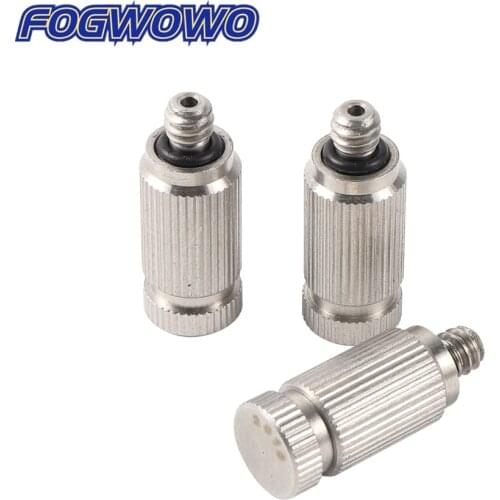 Misting Nozzle 3/16" Thread High Pressure 304 Stainless Steel Greenhouse Cooling Humidify Sprayer Gardening Irrigation Sprinkler