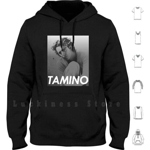 Tamino Hoodie Long Sleeve Tamino Habibi Amir Cigar Live Song Concert Gig Tour Album Lyrics Indigo Night Cover Smile