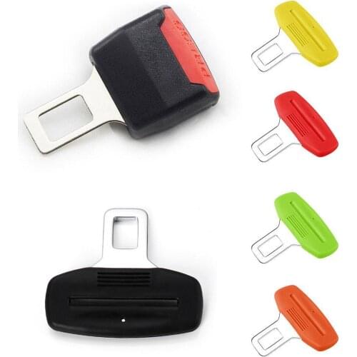 2 types Car Seat Belt Clip Extension Plug Car Safety Seat Lock Buckle Seatbelt Clip Extender Converter Accessories