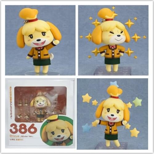 Animal Crossing Shizue Figure Mini Shizue Winter Dress Version Shizue PVC Figure Toy Brinquedos