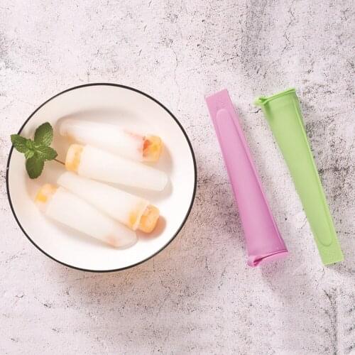 1pcs Reusable Cake Mold Homemade Ice Cream Molds Silicone Popsicle Molds Home Ice Cream Juice Tools
