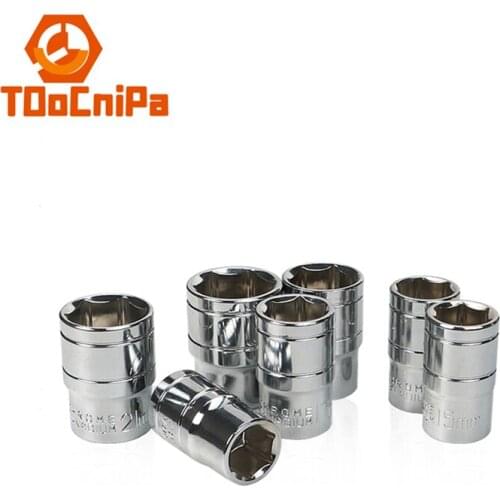 10pcs/lot Hexagon Wrench Socket Set 1/2 short sleeve head 8-32mm For Ratchet Wrench Spanner Hexagonal ratchet wrench casing head