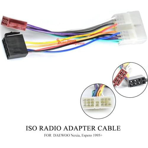 12-037 ISO standard HARNESS Radio Adapter for DAEWOO Nexia Espero 1995