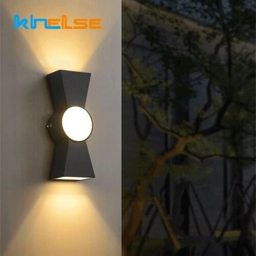 20W Modern Outdoor LED Wall Lamps Waterproof IP54 Aluminum Up Down Garden Aisle Sconces Porch Courtyard Wall Lighting Luminaire