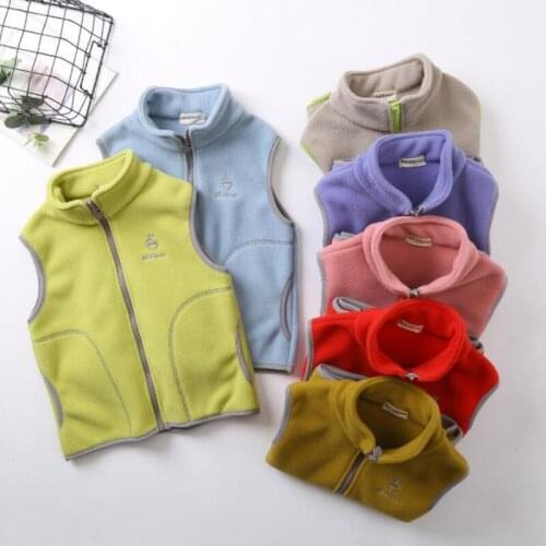 2020 New Baby Boys Girls Winter Coat Kids Warm Vest Children thicken Outerwear Jacket Fashion Cartoon Hooded 2 Colors Kids Coat