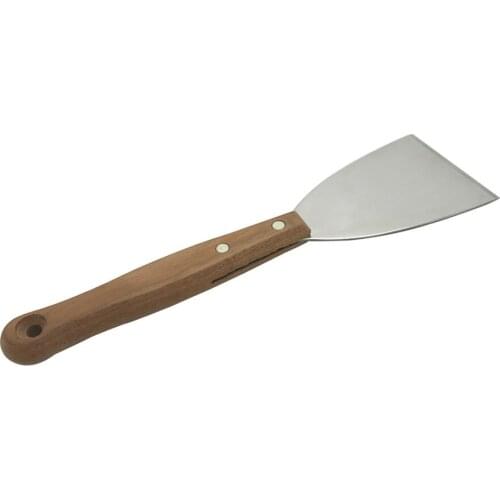 3" Stainless Steel Putty Knife for Wooden Handle Multi Functional Scraper Cleaning Tool Paint Knife