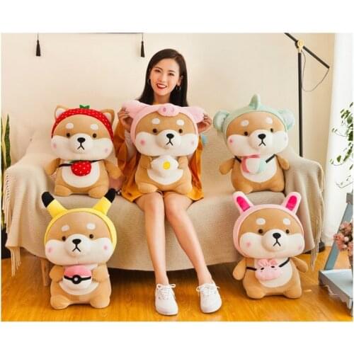 Akita dog doll cute dog children doll pillow cushion plush toy