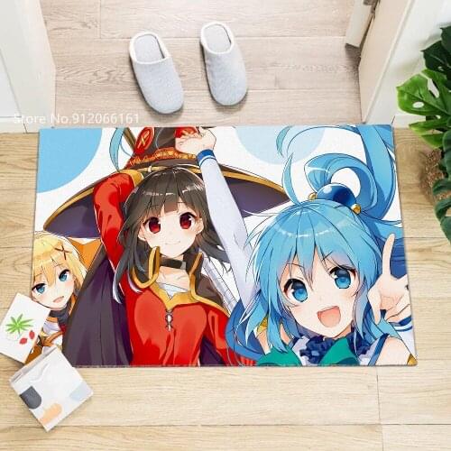 Blessing For The Colorful World Floor Mat Hot Sale 1PC Outdoor Carpet Kawaii Girls Doormat Decoration For Home Textile Carpet