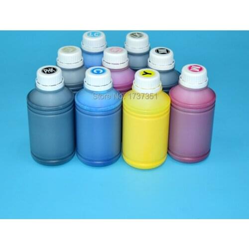 Boma.ltd 9 color * 500ml water proof pigment ink for Epson Stylus photo R2880 T0961-T0969 refill ink cartridge