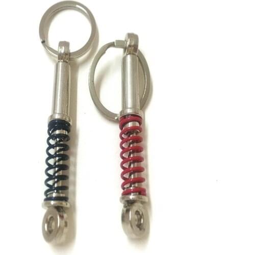 10 X Suspension Keychain Key Chains Ring Keyrings Car Auto Coilover Spring Shock Absorber for Benz Audi VW Toyota Kia BMW