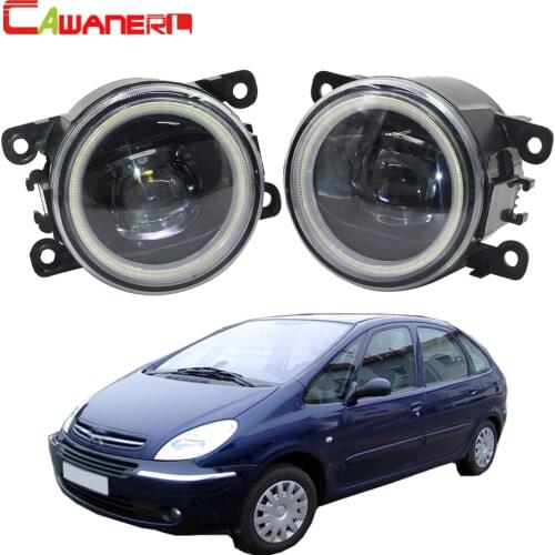 Cawanerl For 1999-2015 Citroen Xsara Picasso MPV N68 Car LED Fog Light Angel Eye Daytime Running Light DRL 12V 2 Pieces