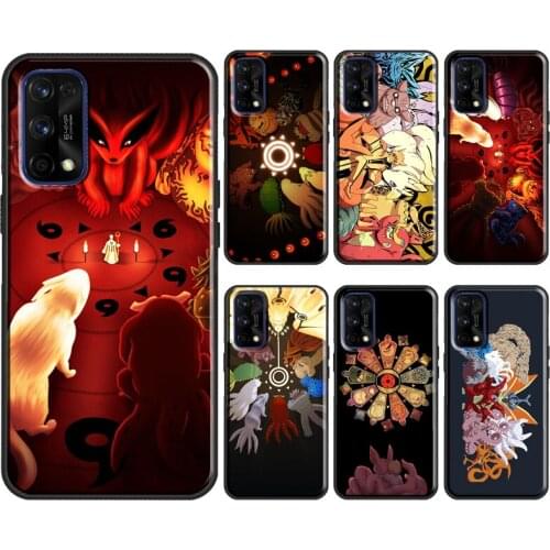Tailed Beast Chakra Monsters Anime Phone Case For Realme C3 C11 C15 C21 6 7 8 Q3 Pro Funda For OnePlus 9R 8T Nord 7 8 9 Pro