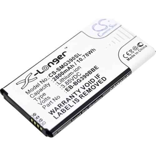 CS 2800mAh/10.78Wh battery for Samsung Galaxy Xcover 4,Galaxy Xcover 4 2017 TD-LTE, SM-G390, SM-G390F, SM-G390W