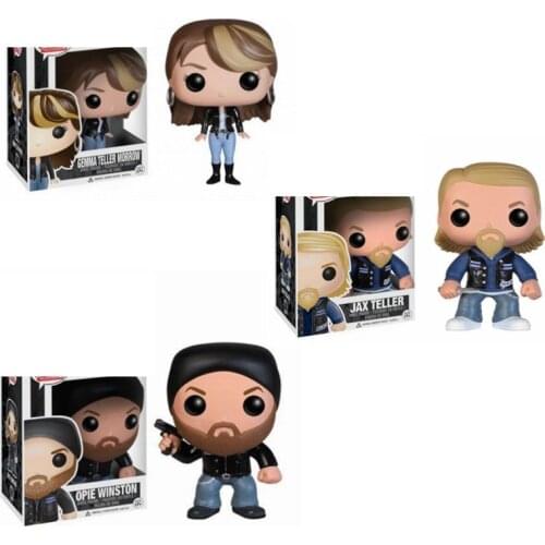Sons of Anarchy Opie Winston Lex Luthor& Jax Teller&Gemma Teller Vinyl Action Toy Figures Collectible Model Toy for Children