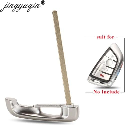 Jingyuqin 10/30/50pcs for Bmw e46 e90 e39 e38 e60 f10 f30 e36 f20 x5 e70 f07 Smart Uncut Key Blade use for Bmw Remote Key Shell