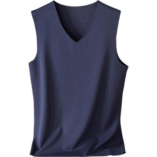 70% Hot Sell Men Women Autumn Winter Solid Color Sleeveless Thick Thermal Vest Basic Tanks Top