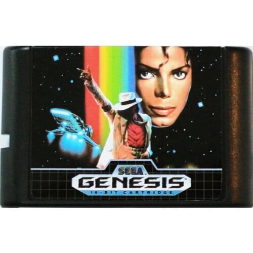 Michael Jacksons Moonwalker 16 bit MD Game Card For Sega Mega Drive For SEGA Genesis