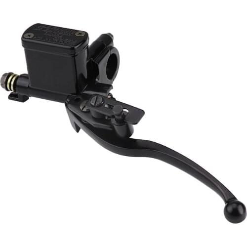 New 7/8" 22mm Front Left Brake Clutch Master Cylinder Lever Pump For 50cc 110cc 150cc Quad Bike ATV Black (Front Left)