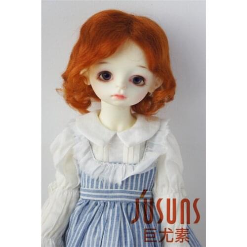 JD044 SD BJD Mohair Doll Wigs 1/3 Mid long curly doll wig size 8-9 inch Magic mohair hair for Vinyl doll