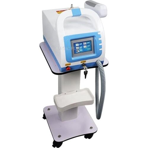 Portable red pointer tattoo removal nd yag laser machine apparatus for beauty salon