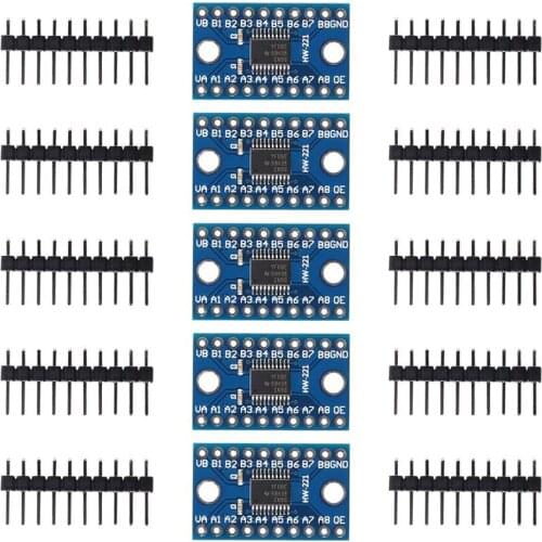 5pcs TXS0108E 8 Channel Logic Level Converter Bi-Directional High Speed Full Duplex Shifter 3.3V 5V for Arduino Raspberry Pi