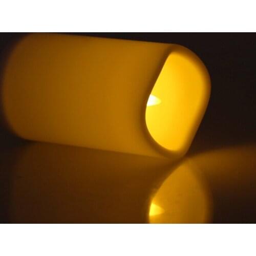 Romantic Flameless LED Electronic Candles Light Wedding Scented Wax Home Decor