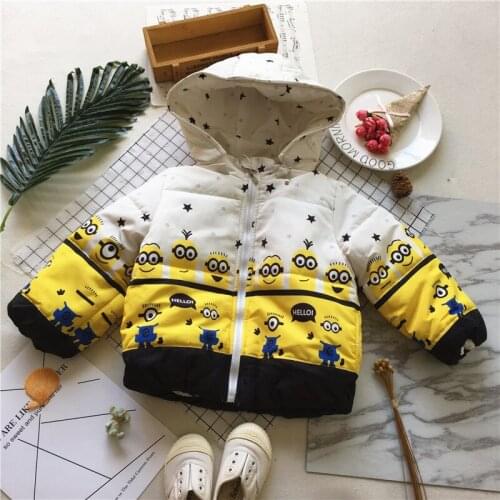 Tonytaobaby Winter New Style Baby Thick Hooded Cotton-padded Clothes Cotton Coat Warm Coat