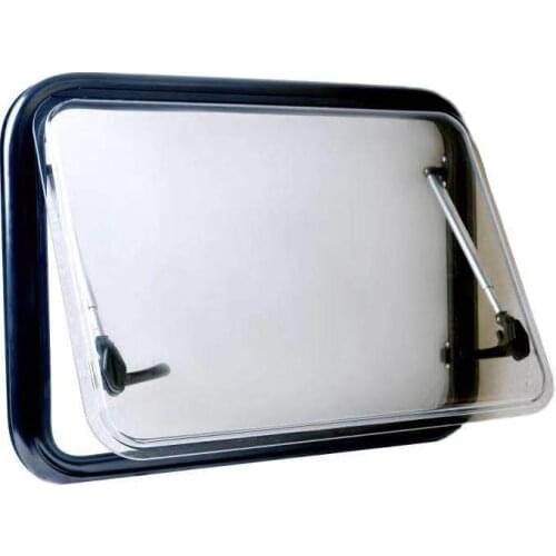 Top Hung Side Window Round Angle Ventilation Hatch With Acrylic Glass RV Caravan Motorhome MG17RWAG
