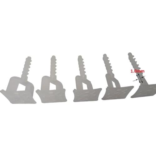 1.0mm Flat Tiles Spacers Tools Tiles Leveling Systems Floor