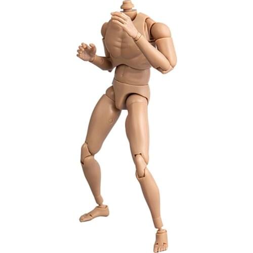 1/6 Scale B001 B002 B005 B006 B007 Male Chest Doll Body Model Man Muscular Build for 12" Action Figure Head Body Toys Model