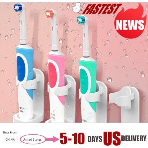 1PC Electric Toothbrush Holder Universal Wall-Mounted Tooth Brush Base Saving Space Protect Brush Head Rack Bathroom Supplies