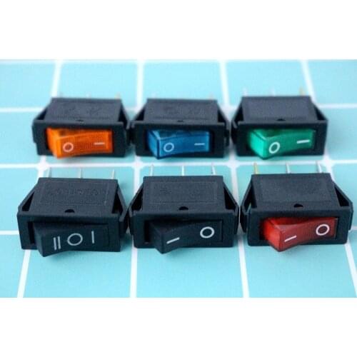 5pcs On/Off Rectangle Long Rocker Switch with Waterproof Cover Car Dash SPST KCD3 3PIN