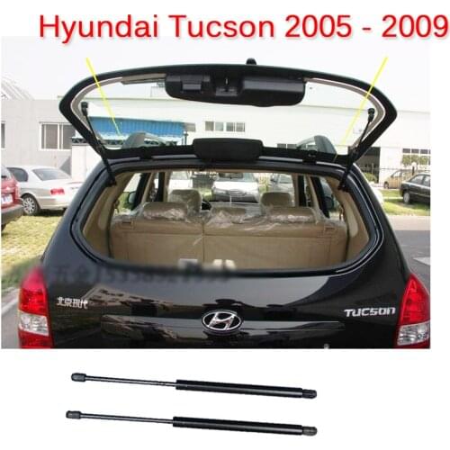 ACCESSORIES 2pcs Rear Trunk Glass Auto Gas Spring Struts Lift Supports Rods Fits for Hyundai Tucson 2005 - 2009