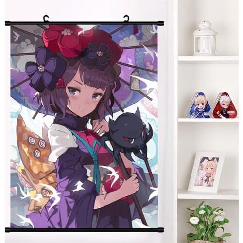 Anime Fate/Grand Order FGO Katsushika Hokusai Wall Scroll Mural Poster Wall Hanging Poster Otaku Home Decor Collection Art