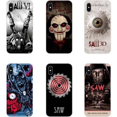 For Xiaomi Mi4 Mi5 Mi5S Mi6 Mi A1 A2 A3 5X 6X 8 CC 9 T Lite SE Pro Accessories Phone Cases Covers Saw Classic Horror Film