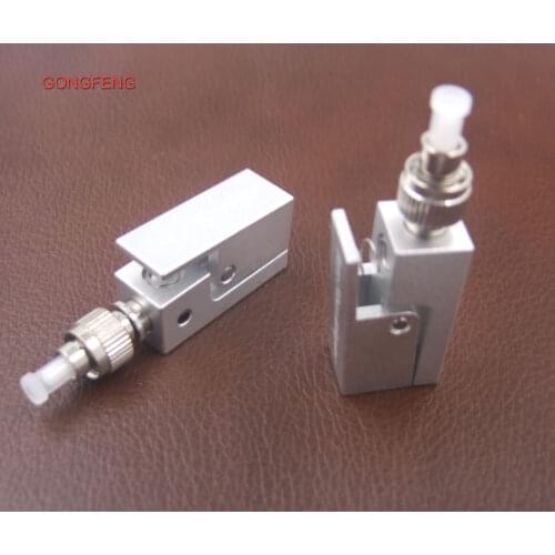 GONGFENG 4PCS New Optics Fiber Connector FC square Bare Fiber Flange Temporary Adapter OTDR Test bare fiber Coupler Wholesale