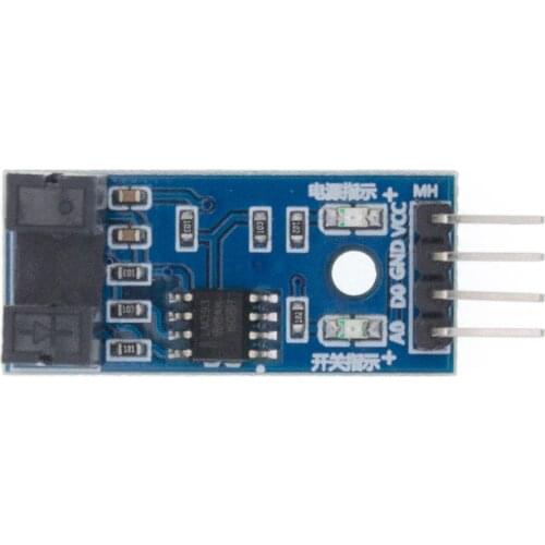 IR Infrared Slotted Optical Speed Measuring Sensor Optocoupler Module For Motor Test PIC AVR Speed module