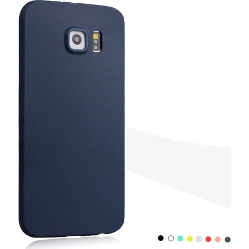 ITEUU New S6 Ultra-Thin Candy TPU Matte Case for Samsung Galaxy S6 Cases G9200 Silicone Gel Soft Slim Back Cover Shell