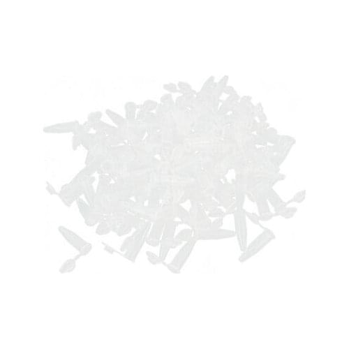 Lab Graduated Disposable Centrifuge Tubes Clear 1.5ml w Caps 500 Pcs
