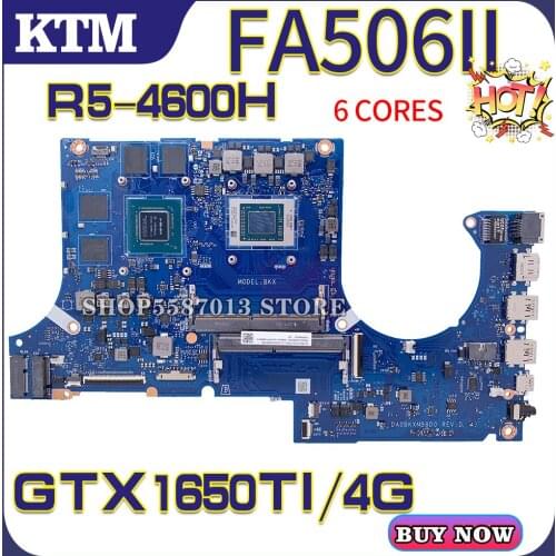 FA506 for ASUS Tuf A15 FA706 FA506IU FA506IV FA506II FA506IH Laptop Motherboard Mainboard 100% test OK R5 cpu GTX1650TI-4G