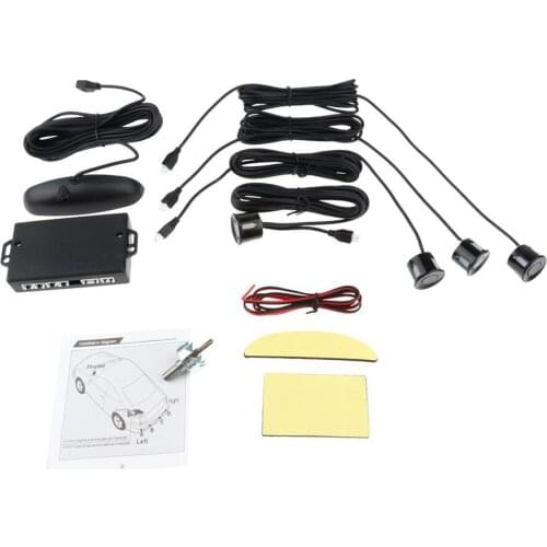 Parking Sensor Car Reverse Backup Rear Buzzer System Kit Alarm