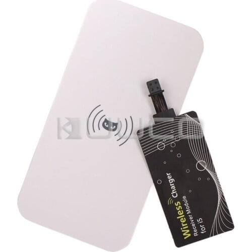 Portable Charger Universal Wireless Charger Transmitter Charging Pad + Qi Wireless Charger Receiver Adapter for iphone 5/5S