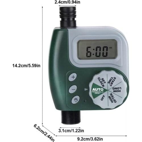 Garden Water Timer Programmable Digital Hose Faucet Timer Battery Operated Automatic Watering Sprinkler Irrigation Controller