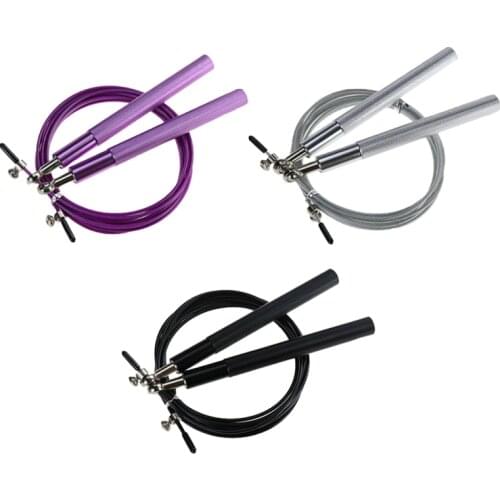 Jump Rope Ultra-speed Skipping Rope Steel Wire jumping ropes for Boxing Gym Fitness Training 3 Meters Adjustable Speed Gym