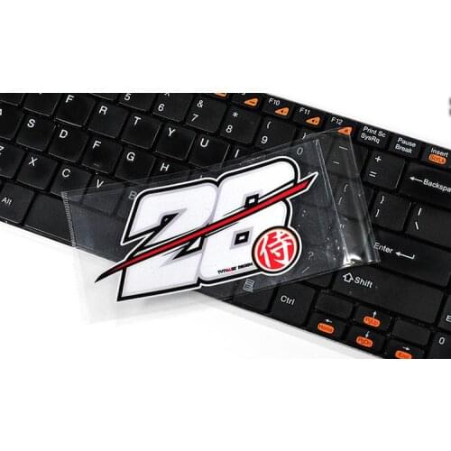 Reflective motorbike vinyl sticker Dani Pedrosa No.26 stickers motorsport helmet car styling decals motorcycle sticker