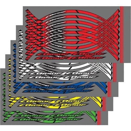 For HONDA CB650F CB 650F cb650f Motorcycle Reflective Decal High Quality Stripe Front and Rear Wheel Decorative Sticker