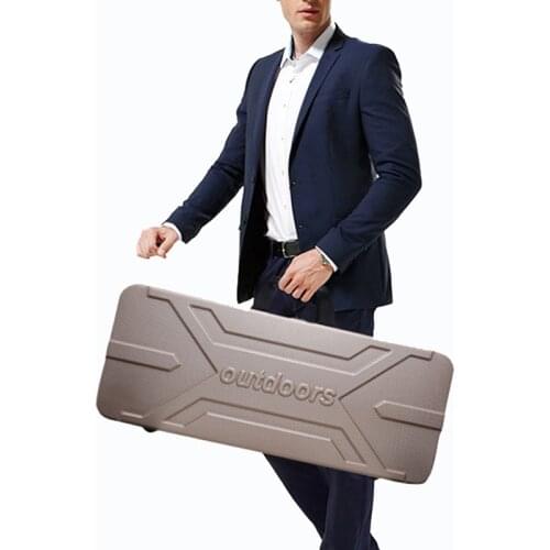 High quality Tool case long case outdoors luggage Fishing bag gun case box plastic toolbox suitcase with foam lining 120*32*10cm